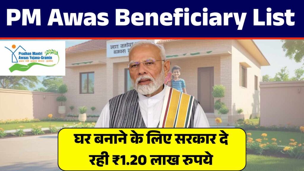 आ गई खुशख़बरी! घर बनाने के लिए सरकार दे रही ₹1.20 लाख, नए आवेदन शुरू PM Awas Beneficiary List